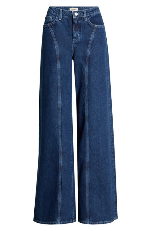 Lestat Front Seam Wide Leg Jeans
