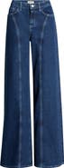 L'AGENCE Lestat Seamed High Waist Wide Leg Jeans