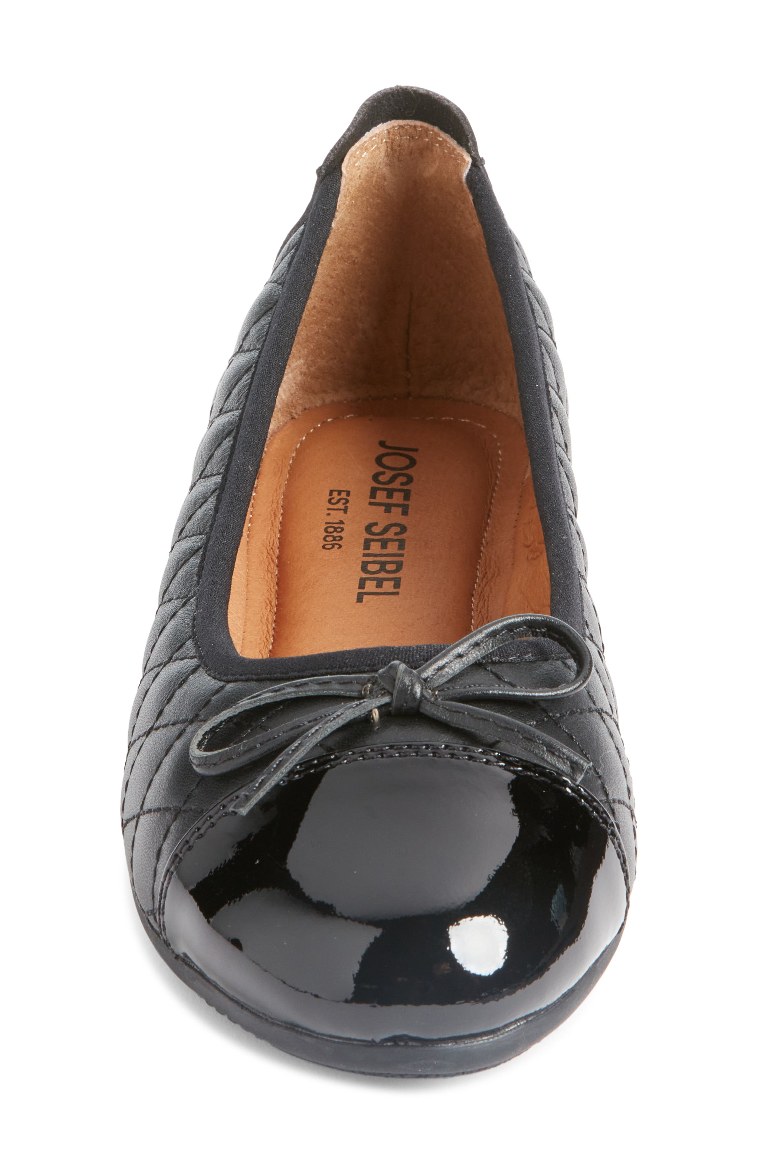 Josef Seibel Pippa Ballet Flat, Alternate, color, Black