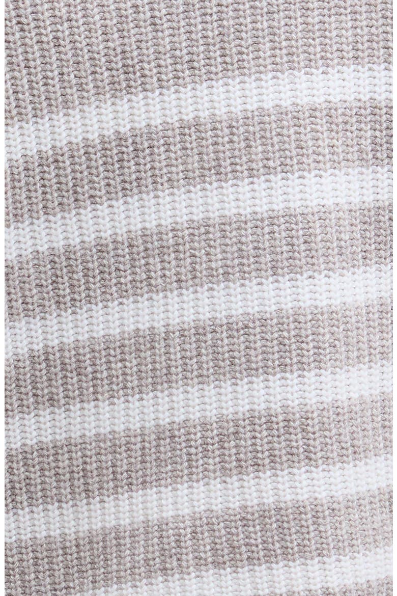 Irene Stripe Wool Blend Crewneck Sweater, Alternate, color, OAT STRIPE