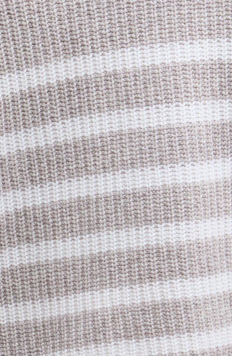 Barbour Irene Stripe Wool Blend Crewneck Sweater, Alternate, color, Oat Stripe