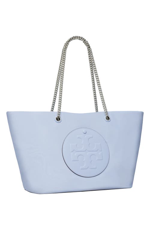 Tory Burch Ella Chain Zip Tote In Blue