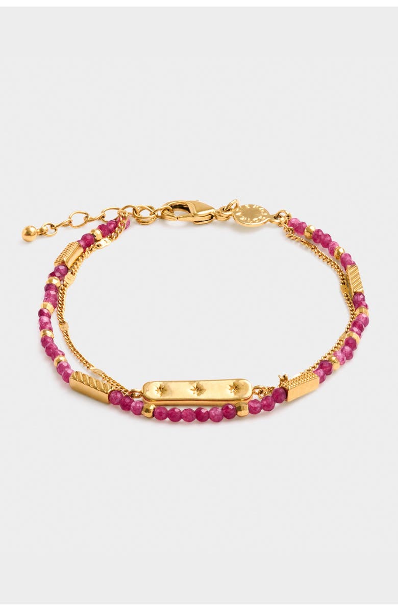 Katie Loxton Birthstone Bracelet 'January' in Garnet, Main, color, January