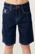 Rip Curl Kids' Hyped Up Denim Carpenter Shorts