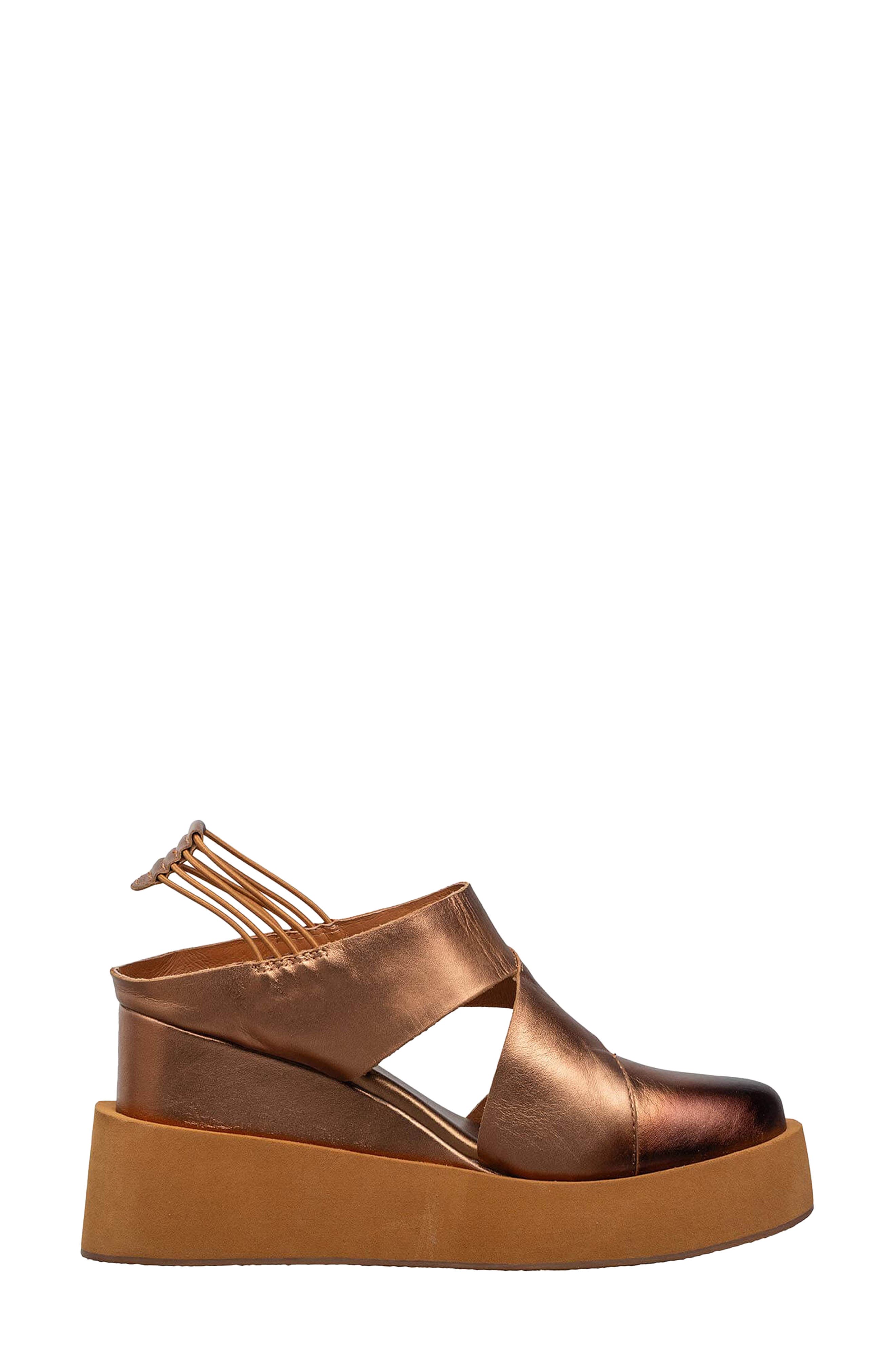 ANTELOPE Uma Wedge Sandal, Alternate, color, Bronze
