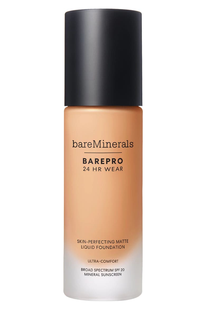 BAREPRO 24HR Wear Skin-Perfecting Matte Liquid Foundation Mineral SPF 20 PA++, Main, color, LIGHT 27 NEUTRAL
