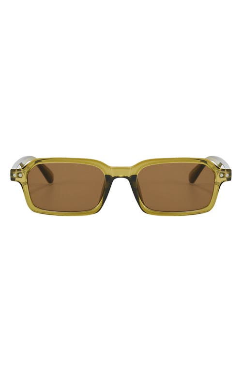 Fifth & Ninth Cali 49mm Polarized Aviator Sunglasses In Green