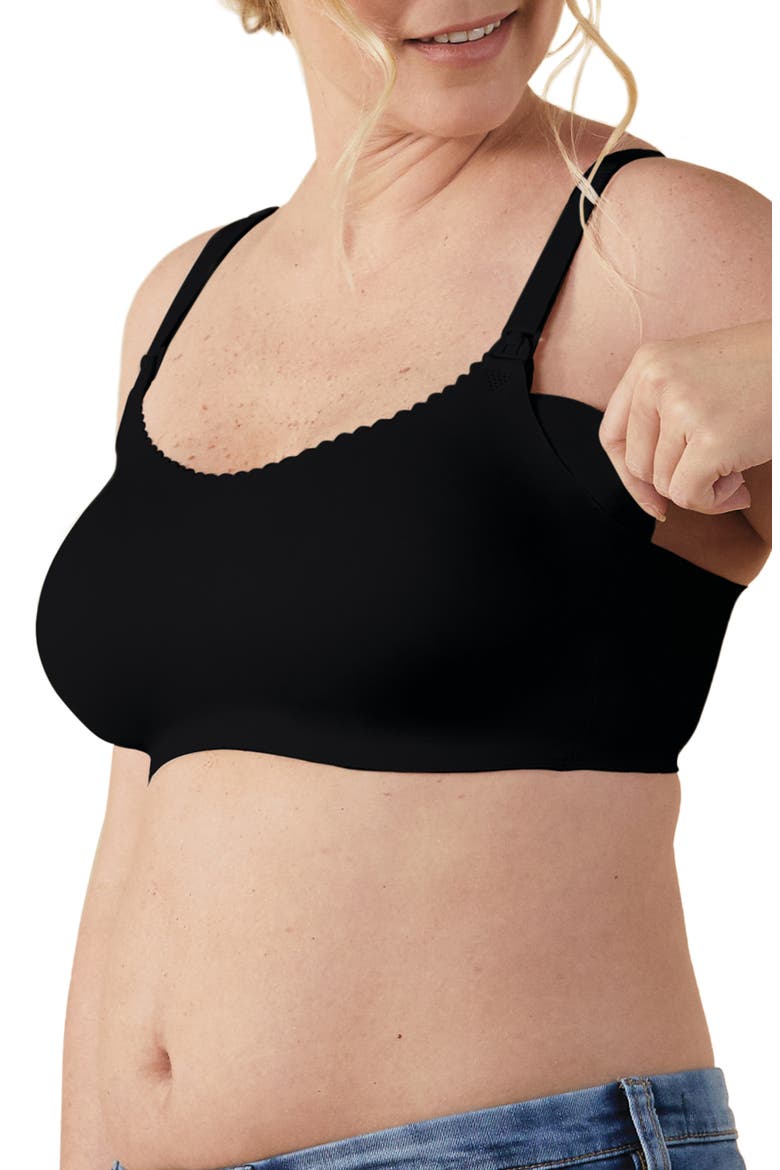 Invisible Nursing Bra, Alternate, color, BLACK