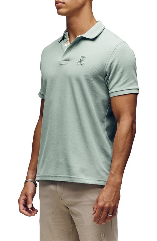 Psycho Bunny Fenley Piqué Polo In Green