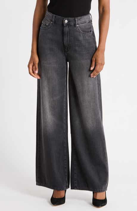 Hepburn High Waist Wide Leg Jeans