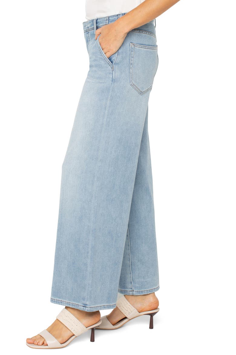 High Waist Wide Leg Jeans, Alternate, color, LAS VIRGENES