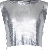 NASTY GAL Chain Mail Crop Top
