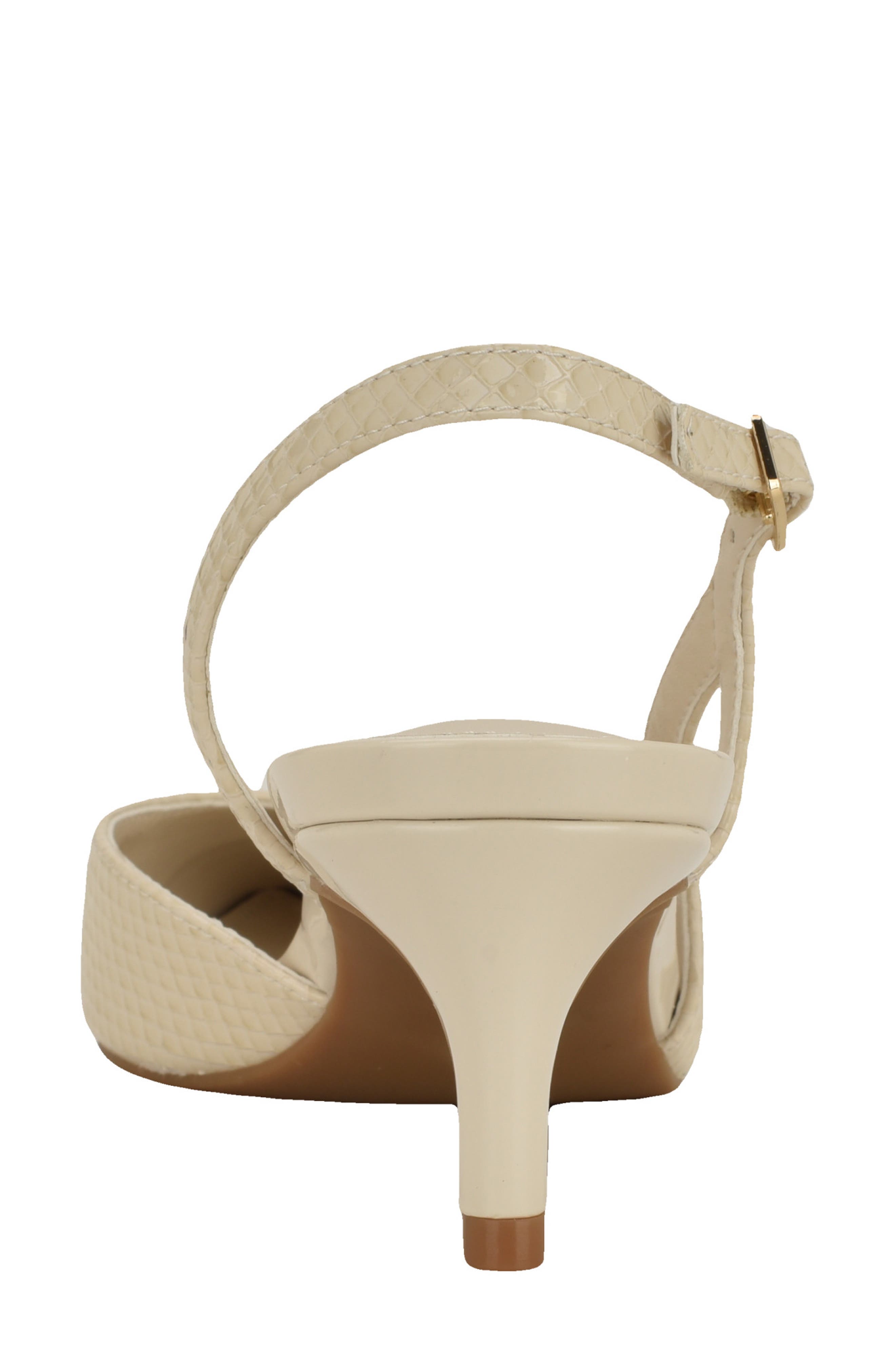 Slingback Kitten Heel Pump, Alternate, color, IVORY