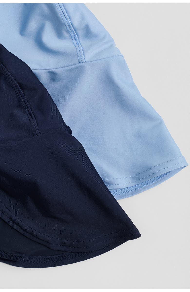 H&M 2-pack Upf 50 Sun Caps, Alternate, color, Navy Blue/Light Blue