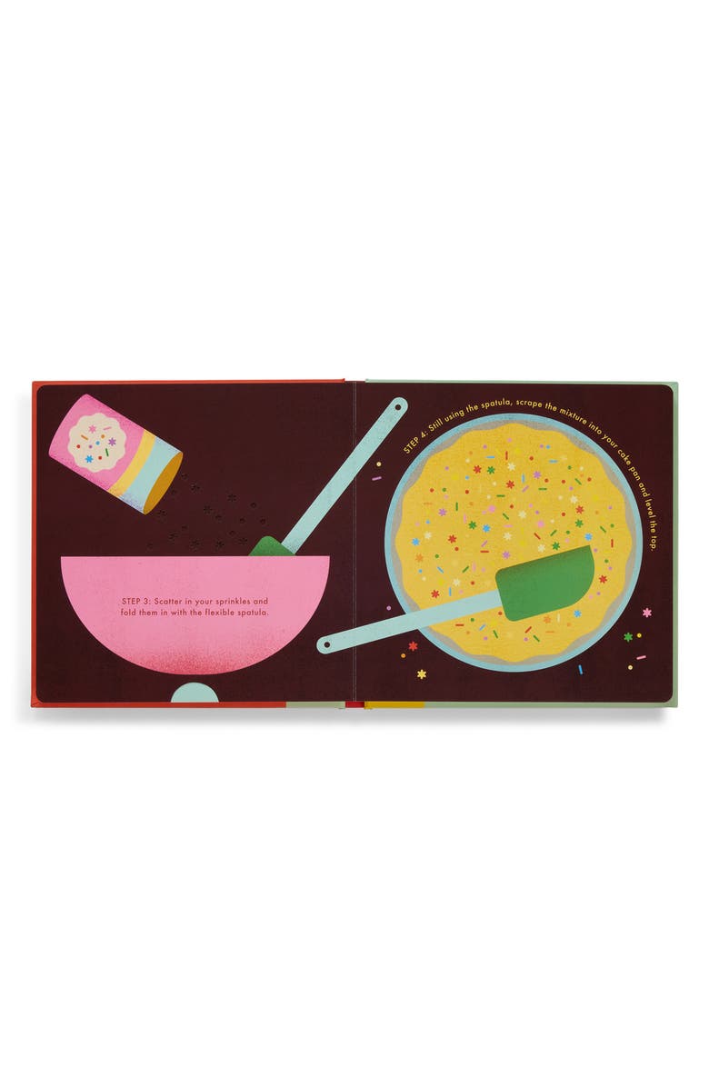 Phaidon Press 'Cake!: An Interactive Recipe Book' Board Book, Alternate, color, Pink Multi