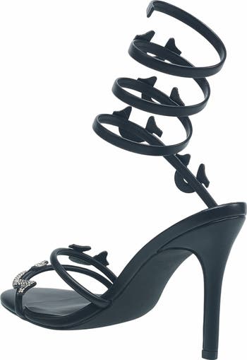 Tiana Spiral Ankle Wrap Heel