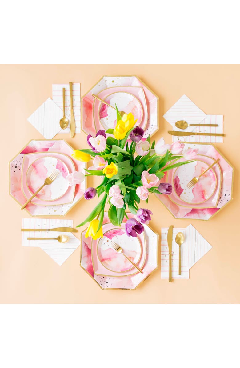 Jollity 
Co Pretty in Pink Charger Plates, Alternate, color, Assorted Pre-Pack