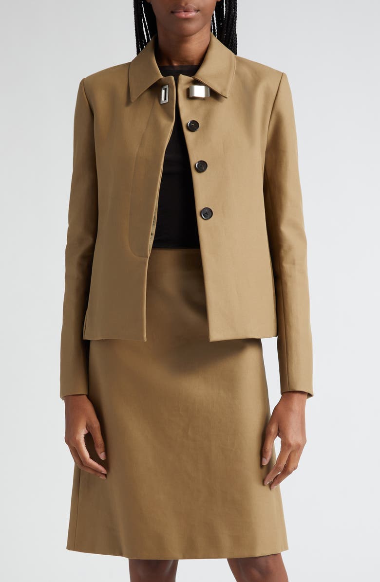 Proenza Schouler Lana Organic Cotton Twill Jacket, Main, color,