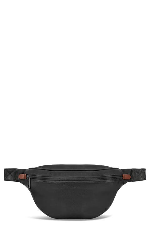 Onyx Leather Waist Pack