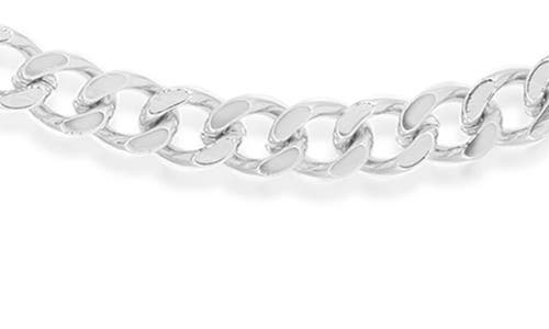 Shymi Cubic Zirconia Cuban Chain Bracelet In Silver