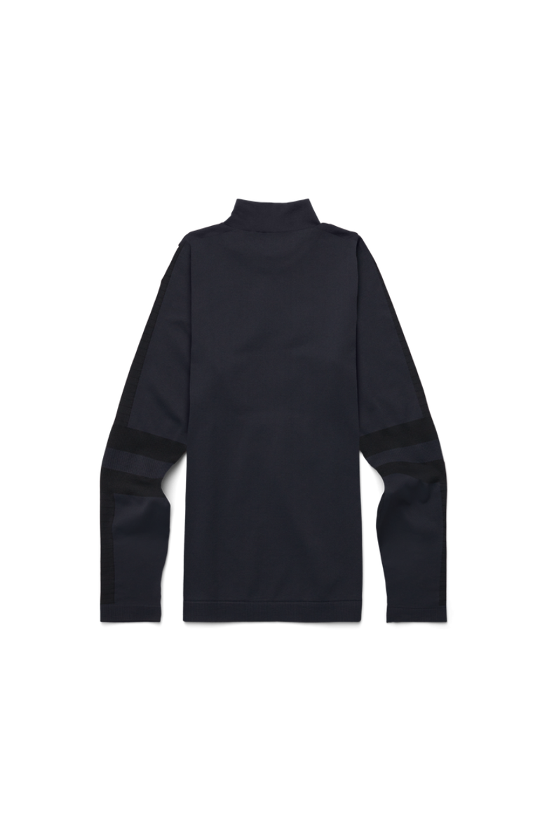 Debajo Seamless Baselayer Quarter-Zip - Women's, Alternate, color, Black Stripes