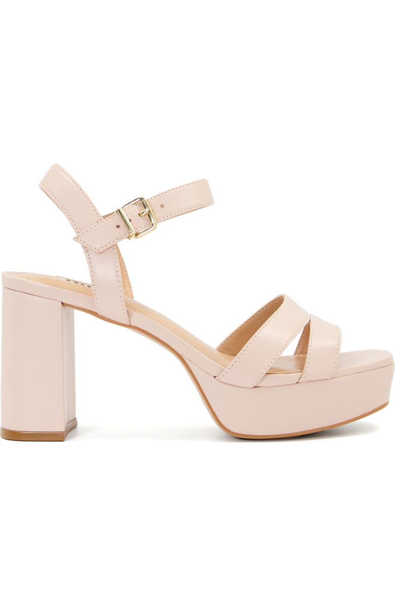 Dune London Molten Platform Sandal, Alternate, color,