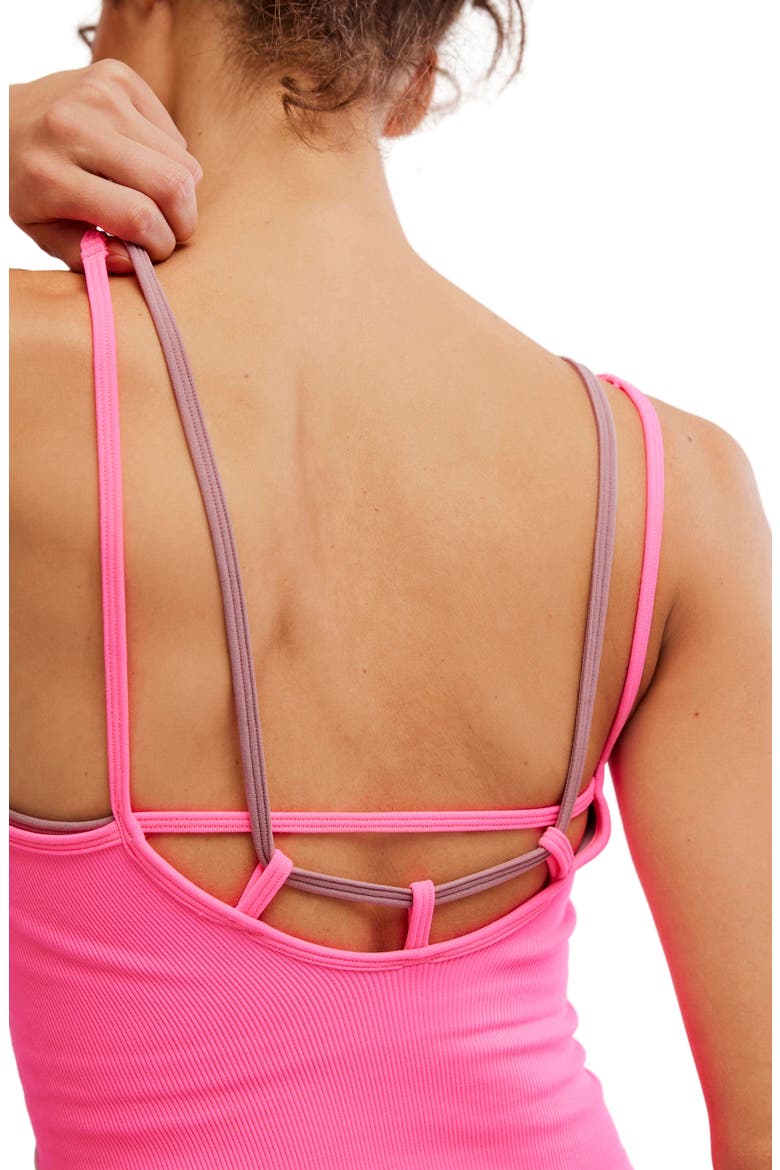 FP Movement All Clear Coastline Camisole, Alternate, color, HOT PINK COMBO