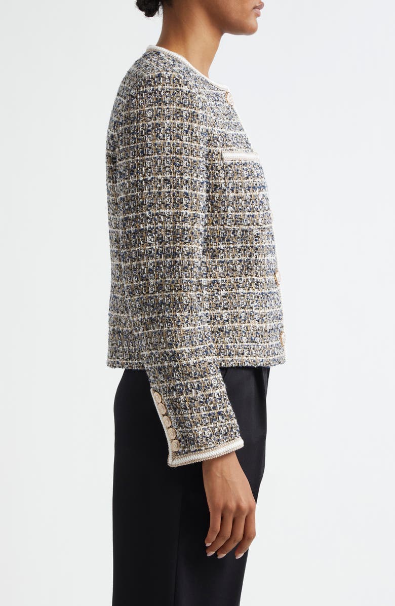 Elie Tahari The Inara Tweed Jacket, Alternate, color, 