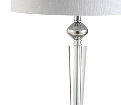 Jonathan Y Designs Dean 28in Crystal Led Table Lamp In Clear