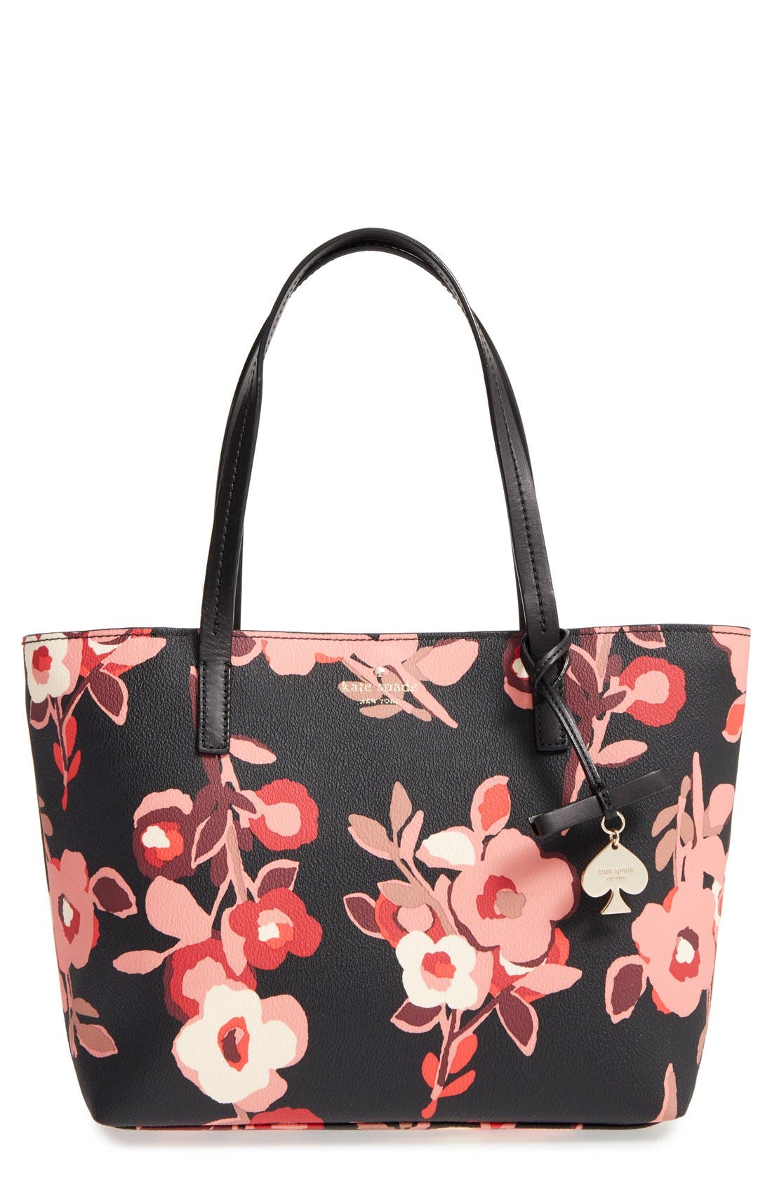 Kate Spade New York hawthorne lane floral - small ryan tote, Main, color, 
