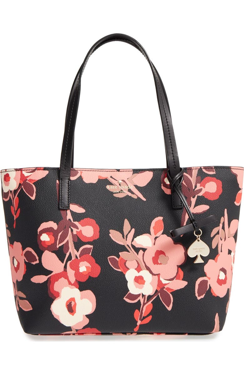Kate Spade New York hawthorne lane floral - small ryan tote, Main, color,