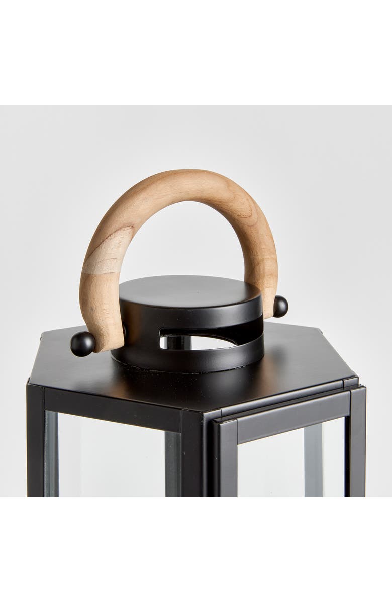 Napa Home & Garden Dockside Outdoor Lantern, Alternate, color, Black