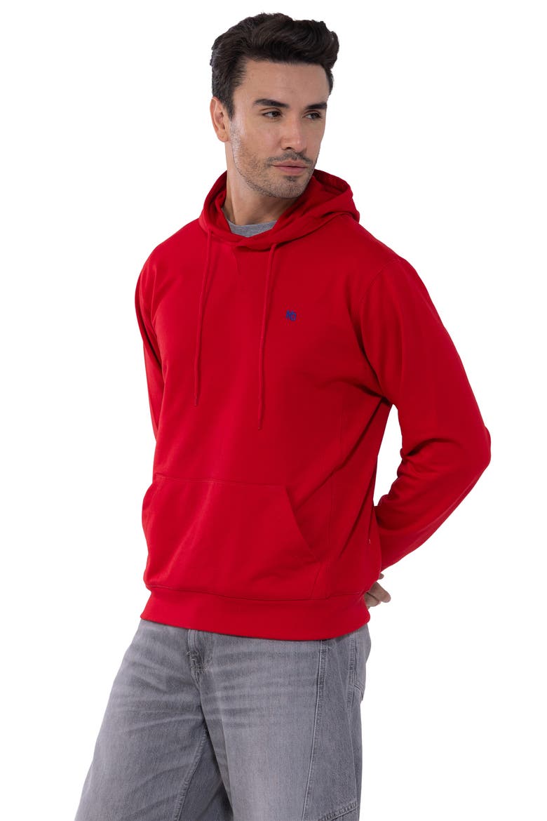 Pullover Hooded Sweatshirt, Alternate, color, Red