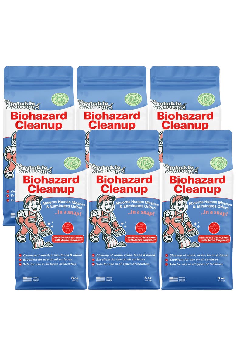 6pk, Human Bodily Fluid Solidifier, Main, color, Multicolored
