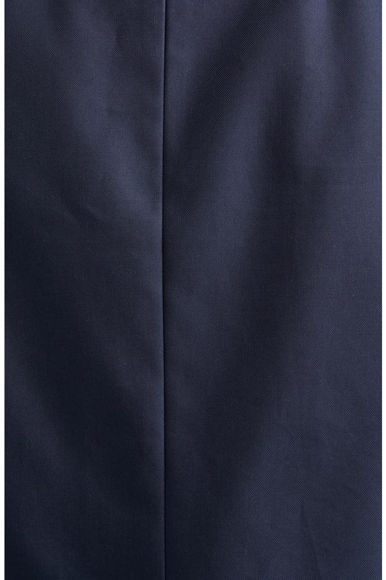 Raw Edge Cotton Crop Jacket, Alternate, color, MARINE