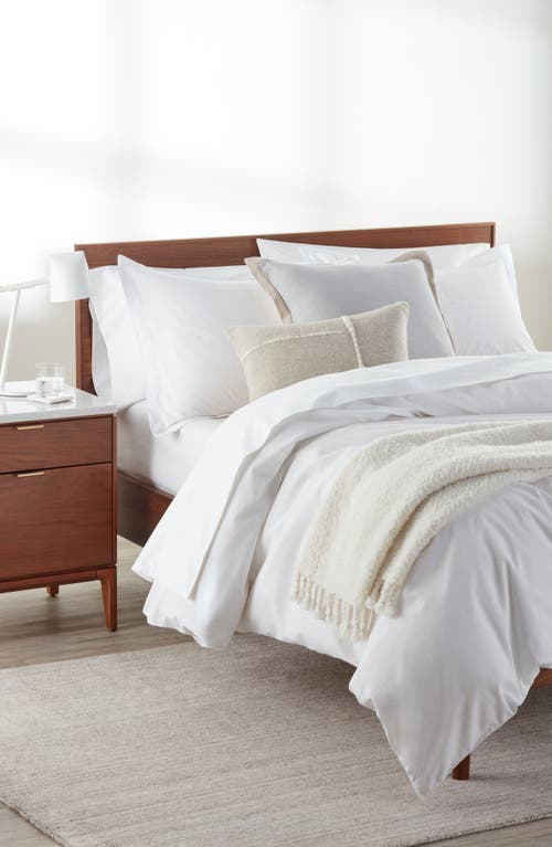 Nordstrom Textured Wool & Linen Blend Accent Pillow In Beige Oatmeal