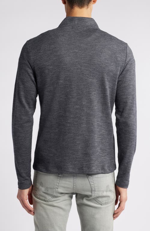 Robert Barakett Crestwood Half Zip Pullover In Black