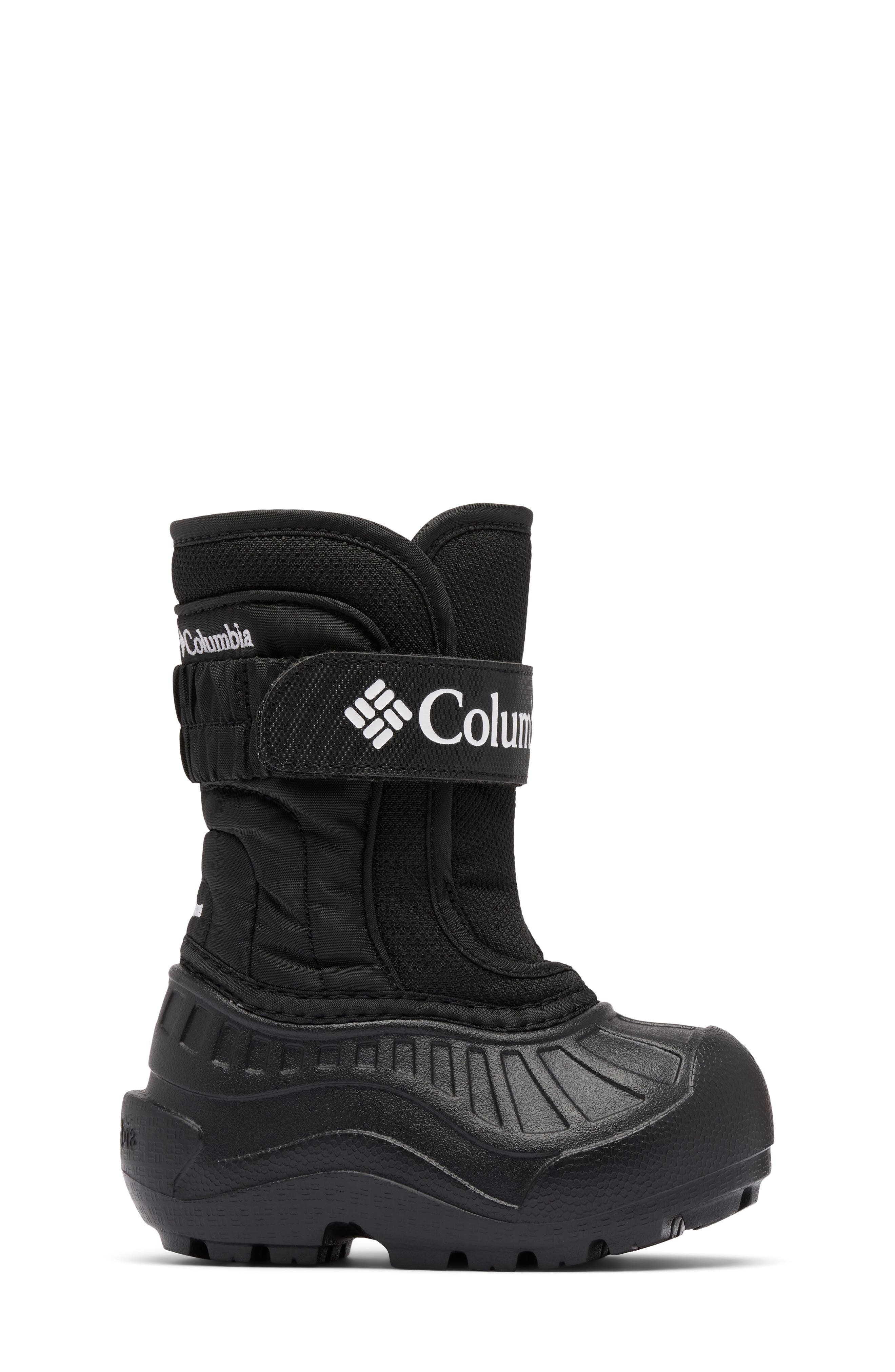Kids' Powderbug Snowlite Waterproof Snow Boot, Alternate, color, BLACK/ WHITE