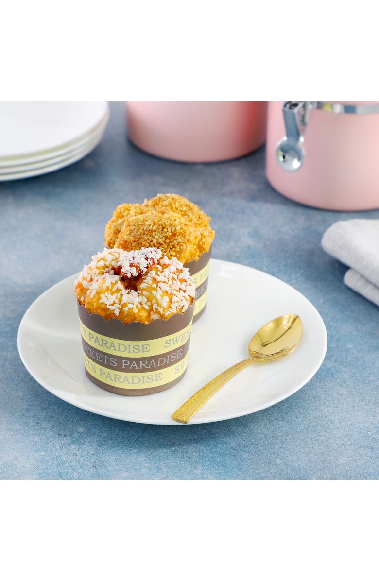 Gibson Elite White Peninsula 8 Piece 7.75 Inch Bone China Dessert Plate Set, Alternate, color, White