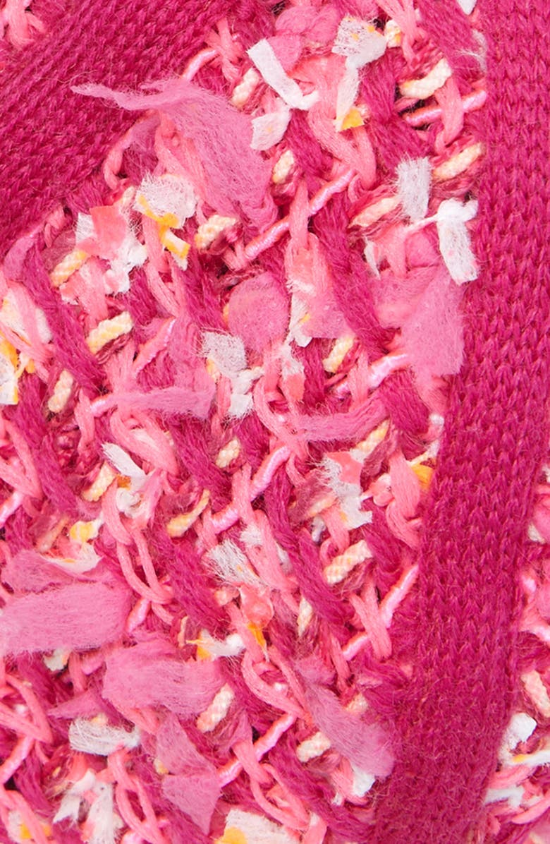 St. John Collection Adult Slub Tweed Knit Face Mask, Alternate, color, 