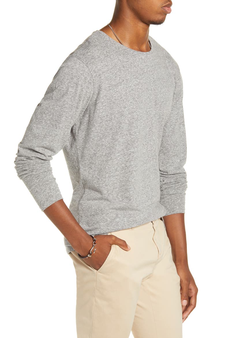 x Alex Costa Marl Long Sleeve T-Shirt, Alternate, color, GREY HEATHER MARL