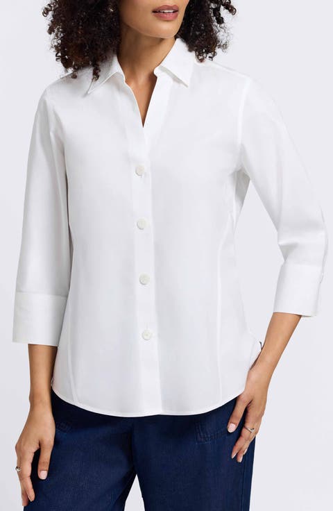 Paityn Non-Iron Cotton Shirt (Regular & Petite)