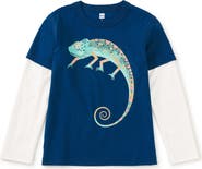 Tea Collection Cool Chameleon Layered Tee