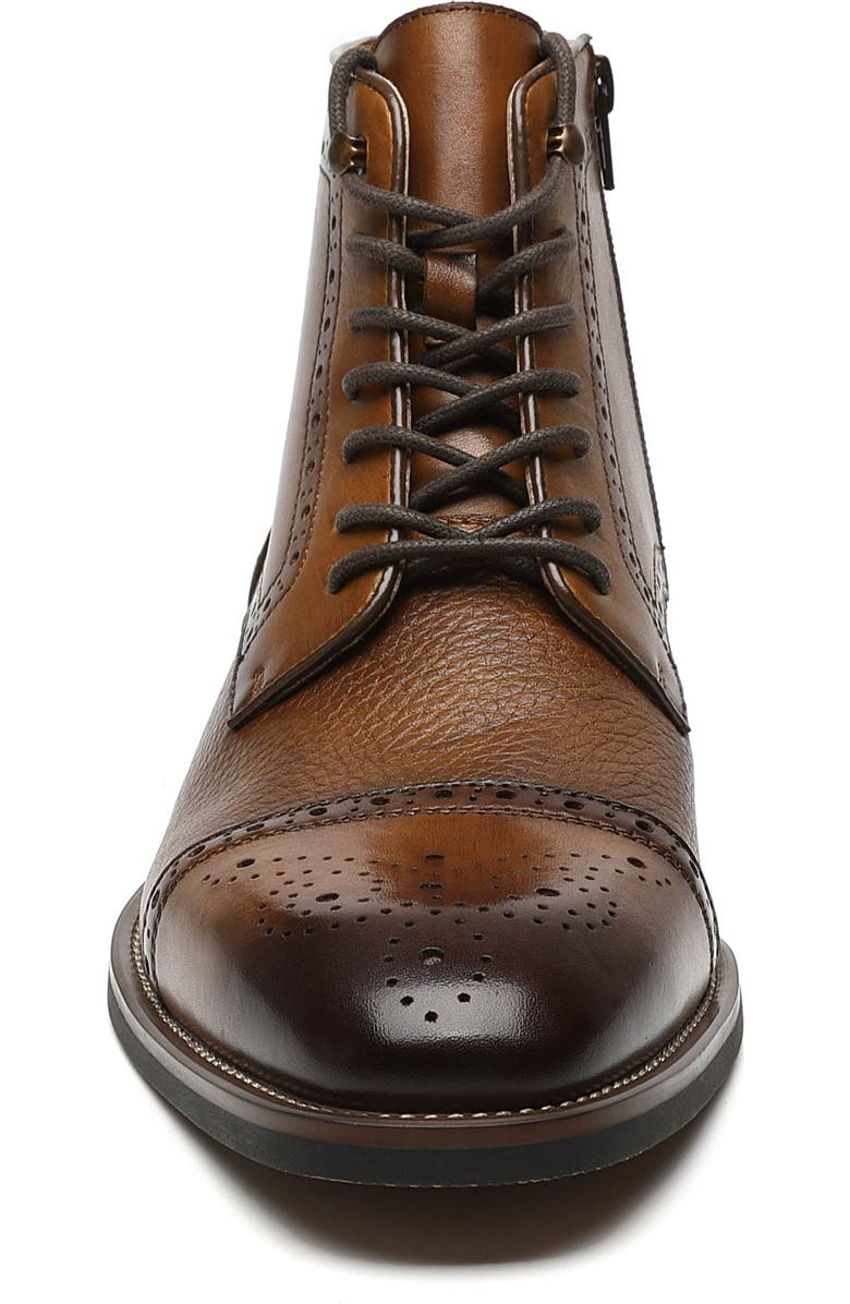 La Milano Jaxon II Cap Toe Boot, Alternate, color, Cognac