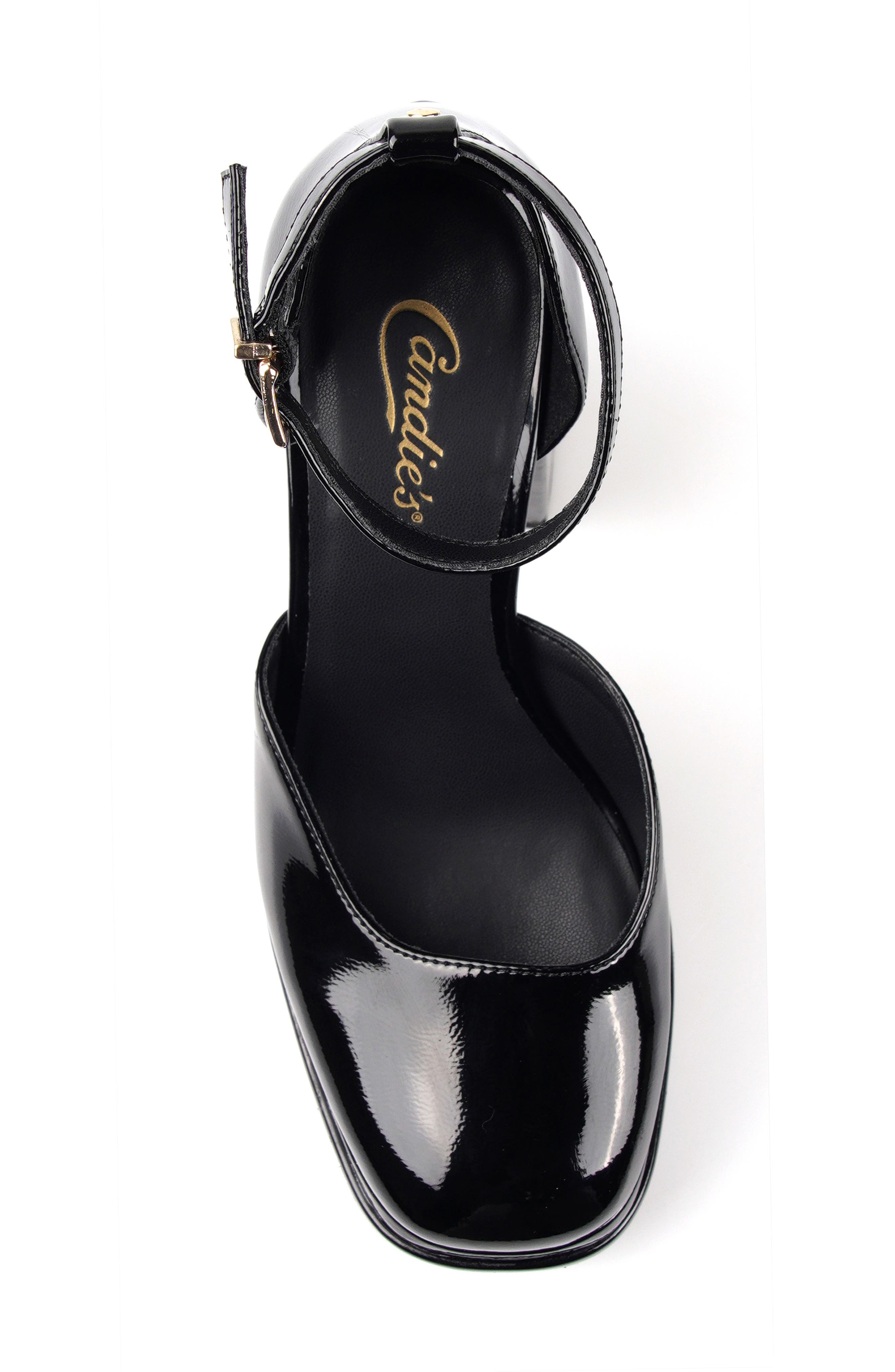 Topanga Ankle Strap Platform Pump, Alternate, color, BLKFX