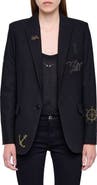 Zadig & Voltaire Valse Strass Embellished Blazer