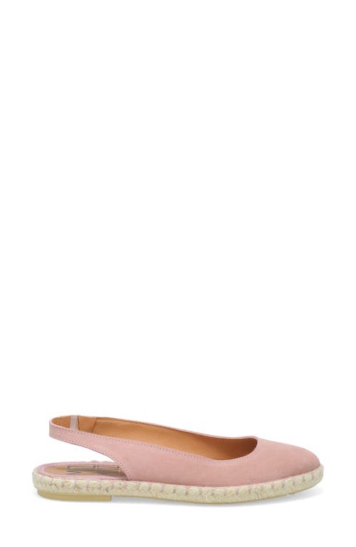 Miz Mooz Kiara Slingback Espadrille Flat In Rose