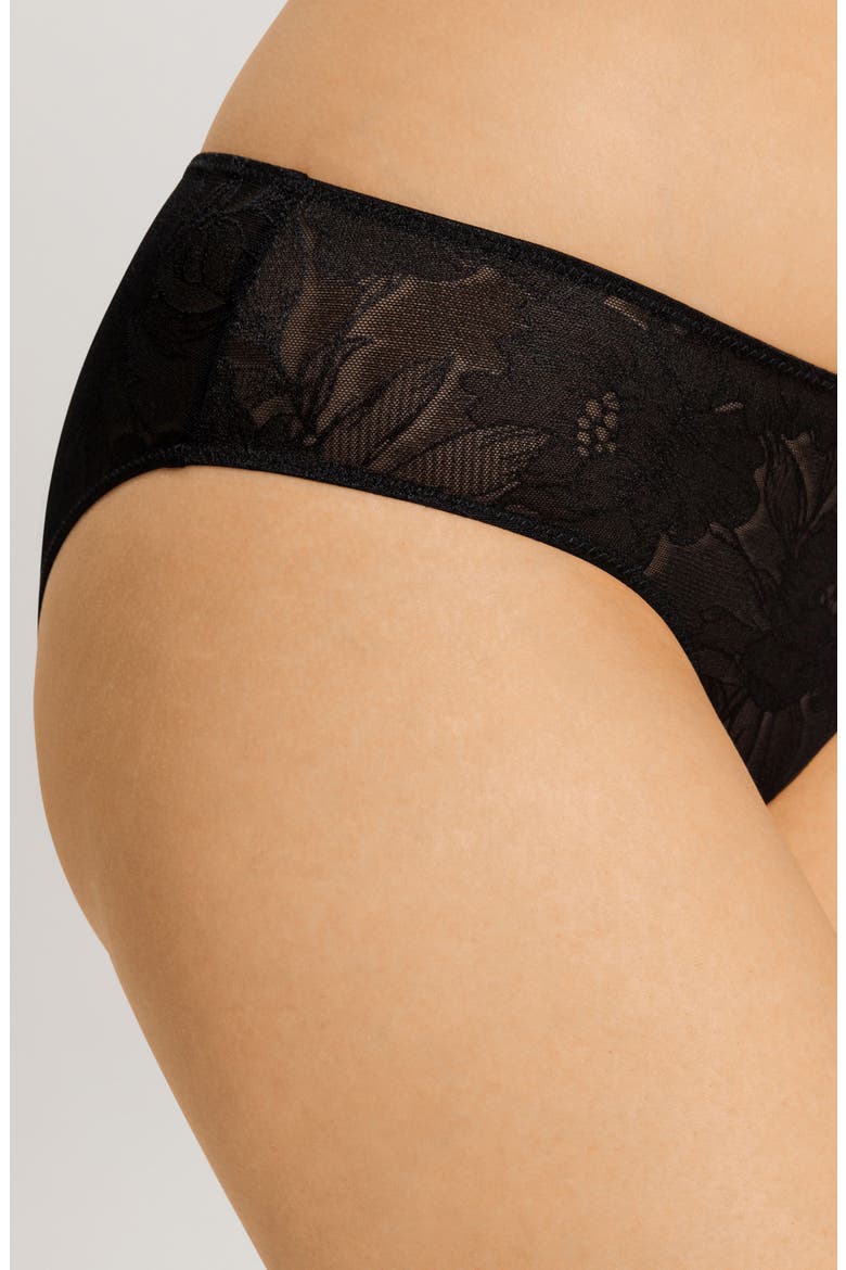 Tina High Cut Lace Briefs, Alternate, color, BLACK BEAUTY
