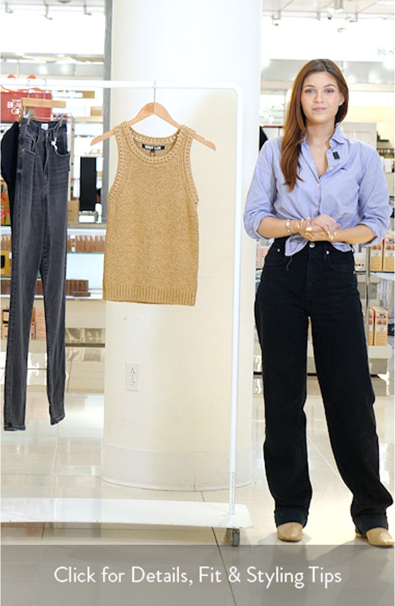 Ribbed Sleeveless Sweater, sales video thumbnail