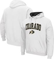 COLOSSEUM Men's Colosseum White Colorado Buffaloes Arch & Logo 3.0 Pullover Hoodie